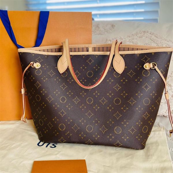 Bolsas de designer de luxo bolsas m41178 naverfull mãe fim de semana viagem tote bolsa de praia mulheres verão embreagem axilas loja sacos de mão homens couro ginásio crossbody bolsa de ombro