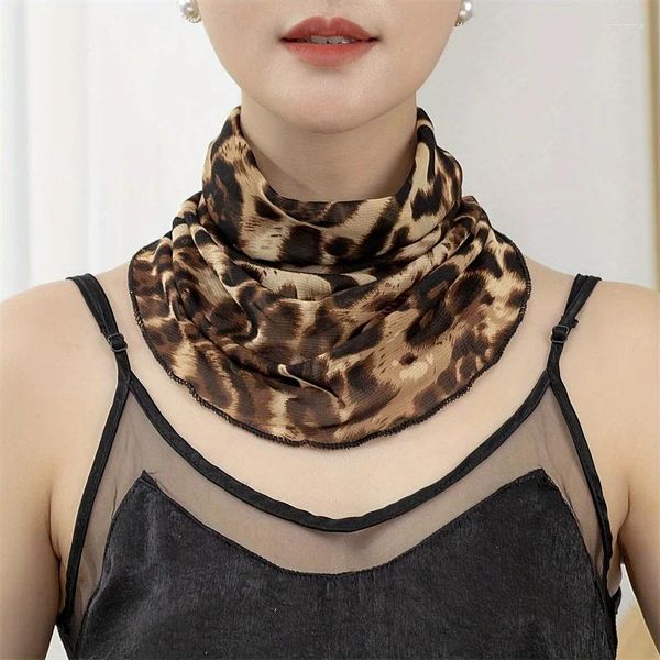 Шарфы 2024, модный дизайнерский цветочный принт, женский мягкий шарф на шею с кольцом для покрытия, солнцезащитная вуаль, шелковая маска для лица