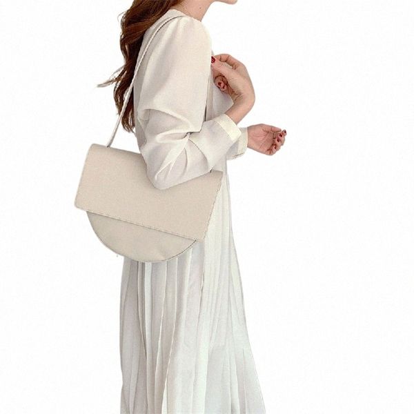 Heißer Verkauf Luxus Frauen PU-Leder Menger Tasche weibliche geräumige Satteltaschen elegante Damen Umhängetasche Umhängetasche für Frauen 51Kh #