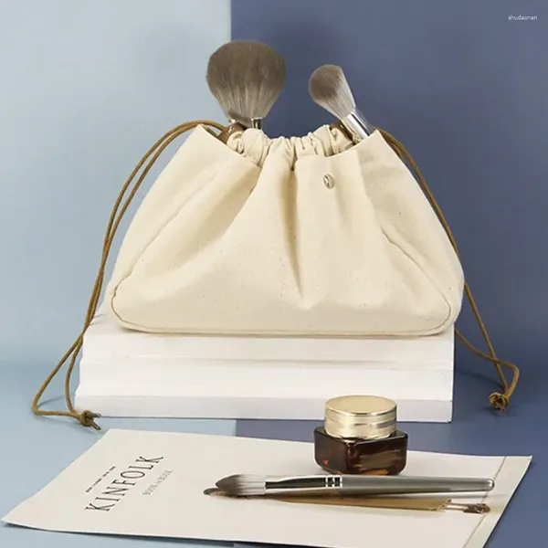 Sacos cosméticos Bolsa Saco Japonês Estilo Coreano Higiene Pessoal Pacote de Maquiagem Bolso Simples Lavagem de Viagem