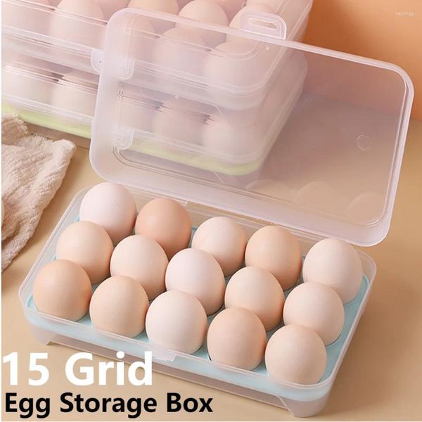 Бутылки для хранения, 15 сетчатых лотков для яиц с крышкой, кухонный холодильник, стойка для хранения, коробки, органайзер для холодильника
