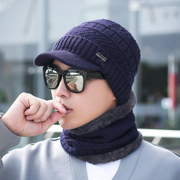 Berets chapéus de inverno para homens mulheres unisex máscara facial cheia boné de esqui balaclava moto motocicleta manter quente malha