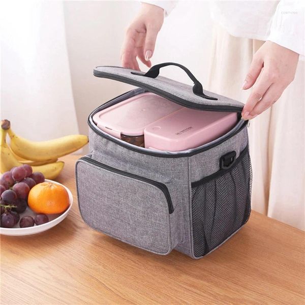 Saco de almoço de louça para homens mulheres-caixa refrigerador à prova de vazamento tote portátil organizador congelável para trabalhar piquenique escolar