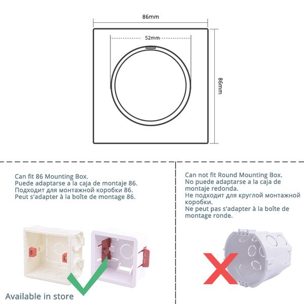 Pannello di vetro completo con cristallo COSWALL CAT5E 8-core RJ45 SCOPATURA DATI DATI DATI DA DATI DI SCOPI DI NACCHITÀ SERIE R11