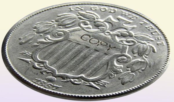 Stati Uniti Un set di 1866 1883 20 pezzi cinque centesimi di nichel monete copia Medel artigianato promozione fabbrica a buon mercato bella casa accessori6371599