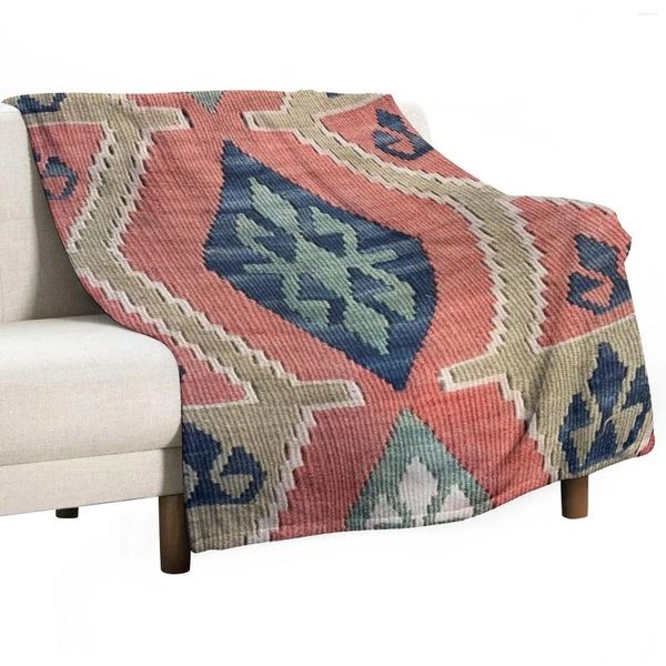 Cobertores Decorativos Kilim Navaho Weave Têxtil Lance Cobertor Acampamento E Bonito