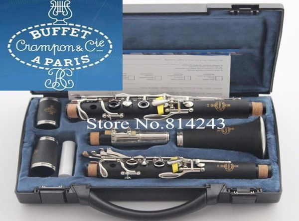 Buffet cramponcie a paris b12 17 teclas bb tune baquelite clarinete tocando instrumentos musicais clarinete com acessórios 4225748