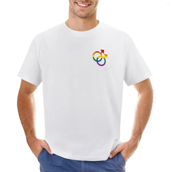 Regatas masculinas mlm símbolos de bloqueio com bandeira do arco-íris camiseta camisetas gráficas camisetas engraçadas de secagem rápida para homens