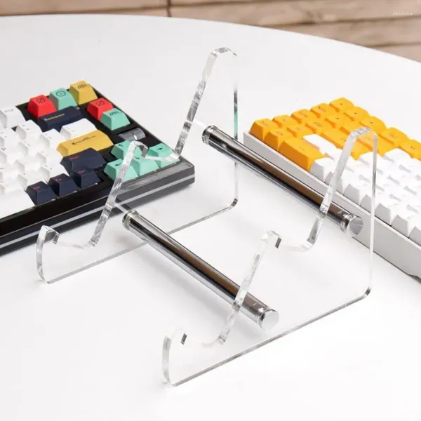 Küche Lagerung Display Tastatur Halter Transparent Acryl Rack Abnehmbare Computer Mechanische Ständer E4a7