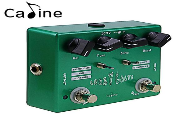 Caline CP20 Crazy Cacti ONOFF LED Overdrive Gitarre Effektpedal Aluminiumlegierung Gehäuse Grüne Farbe Gitarrenzubehör9056593