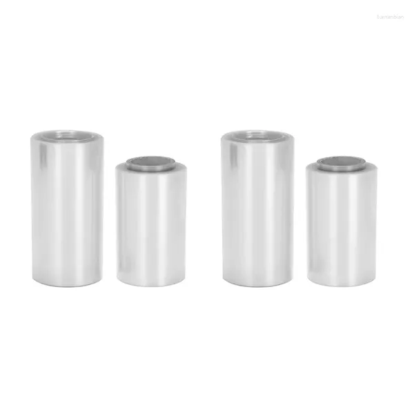 Backformen Luda 4pcs 8/10 cm Kuchenformfilm transparent Rollen Mousse Acetatblätter mit Schokolade Tape Streifenwerkzeug Tool