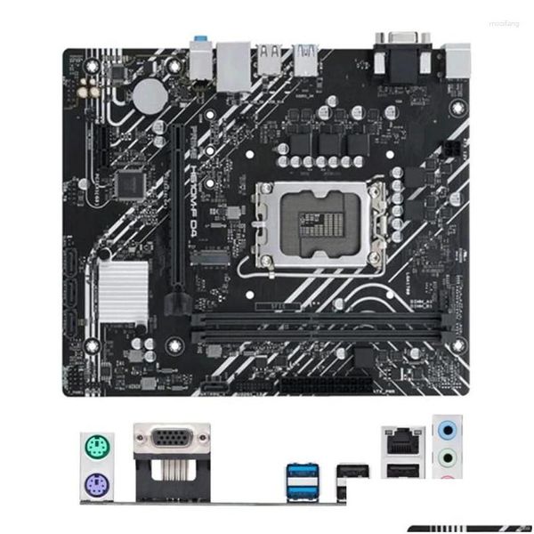 Anakartlar Intel H610 Prime H610M-F D4 Anakart, Orijinal LGA1700 LGA 1700 DDR4 64GB USB2.0 USB3.0 SATA3 Masaüstü Ana Pano Dr Otagu