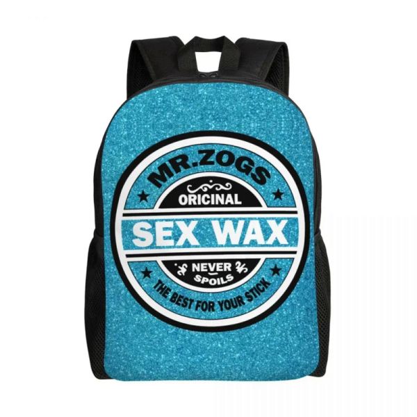 Taschen Personalisiert Mr Zogs Sex Wachs Rucksack Männer Frauen Modebuchung für School College Surfing Surf Geschenkstücken