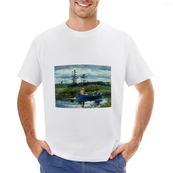 Erkek Tank Tops Winslow - Blue Boat 1892 T -Shirt Gümrük Tasarlayın Kendi Erkekler Hayvan Baskı Plus Boyut Tişörtleri Erkekler için