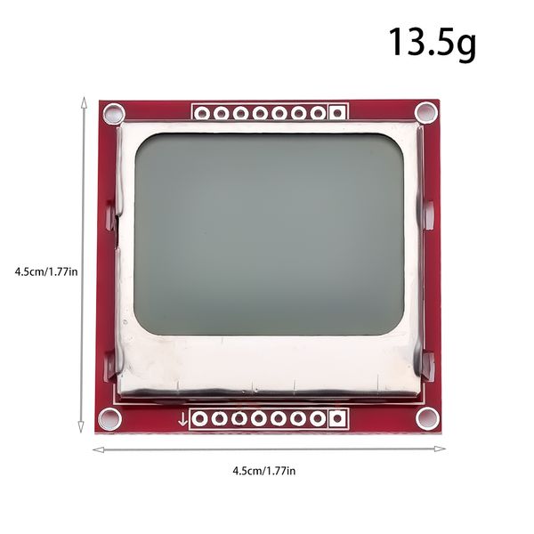 Smart Electronics LCD Module Display Monitor Adaptador PCB 84*48 84x84 LCD 5110 Nokia 5110 Tela para Arduino