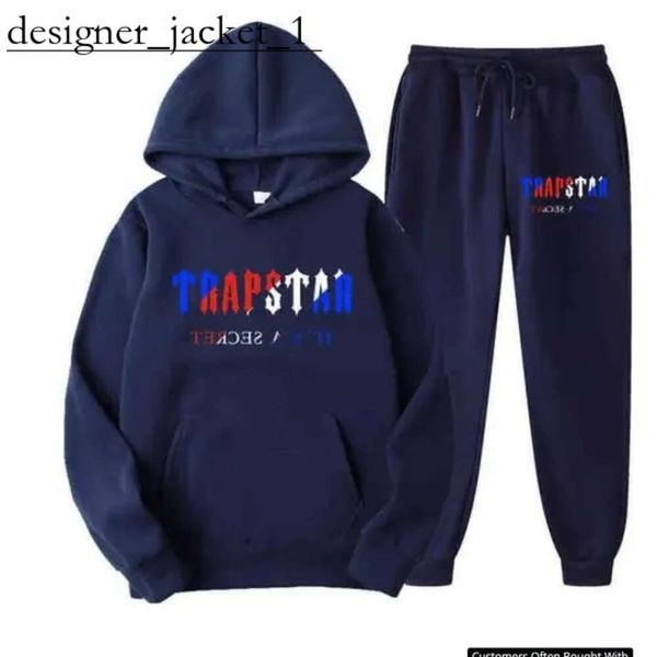 Trapstar Luxuxry Marka Ünlü Tasarımcı Mens Trailsuit İşlemeli Erkekler Kadın Hoodie Trapstar Atıcılar Sıradan Pullover Trapover Tritter Trailsuit Yüksek Kaliteli Takım 7200