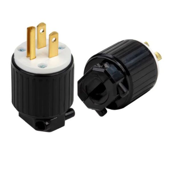 Black UL Copper NEMA 5-15P 5-15R 5-20p 5-20R 6-15P 6-15R 6-20p 6-20R American Canada Giappone Assemblabile Assemblaggio Power Plug Socket