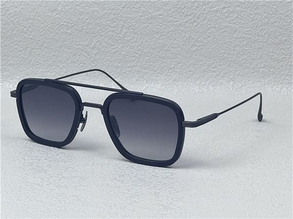 Óculos de sol masculinos com design de moda 006 armações quadradas vintage estilo popular uv 400 óculos de proteção para uso externo com estojo