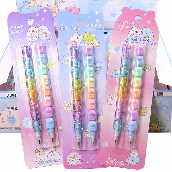 1SET non le matite meccaniche non levanti per studente Scrittura Pens School Office Supplies Matit for Kids Stabiliery Regalo