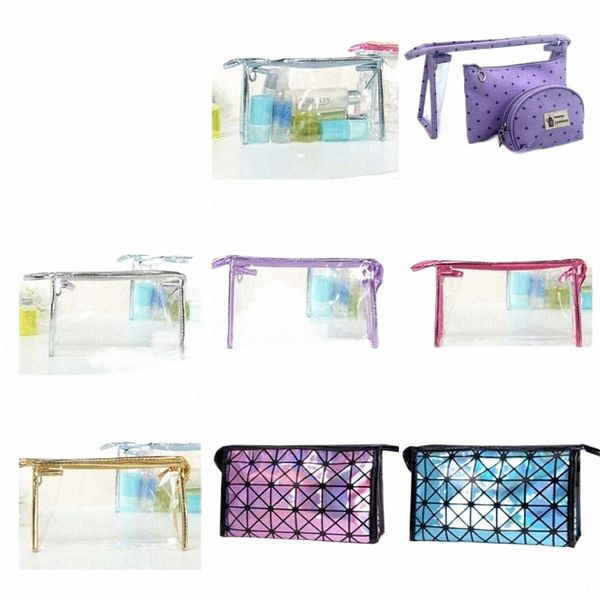 abuyall durchsichtige Reisetaschen für Toilettenartikel, leicht, transparent, Make-up-Tasche, Kosmetiktasche, wasserdichtes PVC-Federmäppchen, Statiary 75 Mrd. #