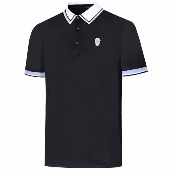 Abbigliamento da golf estivo uomo magliette a maniche corte bianche o neri colori jl boy per leisure fashion abbigliamento da golf camicie sportive all'aperto