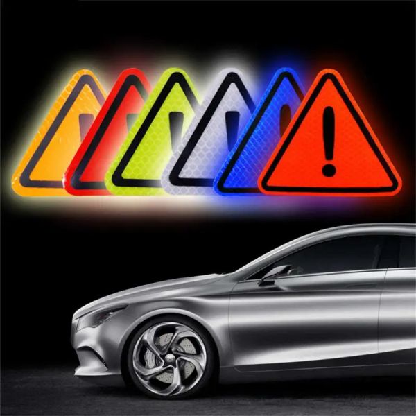 Reflektierender Aufkleber Körperwerk Sicherheitsaufkleber Hochstärke Hochleistungsdreieck Universal Car Warn Aufkleber Autozubehör