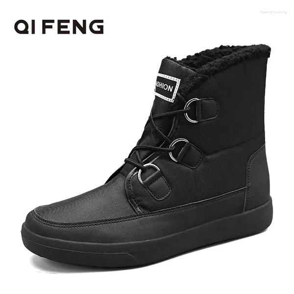 Sapatos de fitness inverno mulheres caminhadas botas de alta qualidade manter quente meados de bezerro neve rendas confortáveis senhoras menina preto à prova dwaterproof água