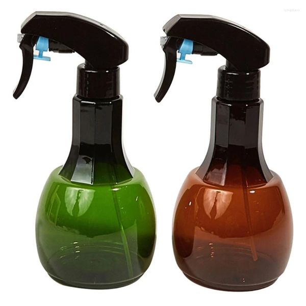 Garrafas de armazenamento 2 pcs spray de cabelo vazio névoa fina barbeiro recarregável pulverizador de água de plástico