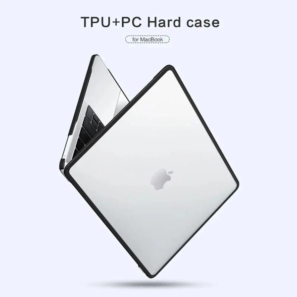 Compatível com MacBook Pro13/14 Caso de proteção A2779 A2442 A2289 A2251 Anti Crack Hard Case, Soft TPU Buffer Pad+PC fosco