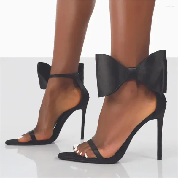 Sapatos casuais fivela fina salto bowtie dedo do pé quadrado saltos chartreuse conforto conciso feminino cinta sólida combinação combinação