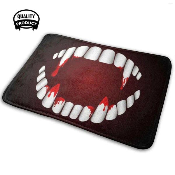 Teppiche Monster Mundschutz Vampir Halloween Spaß Cool Horror 3D Haushaltswaren Matte Teppich Teppich Kissenbezug Mund