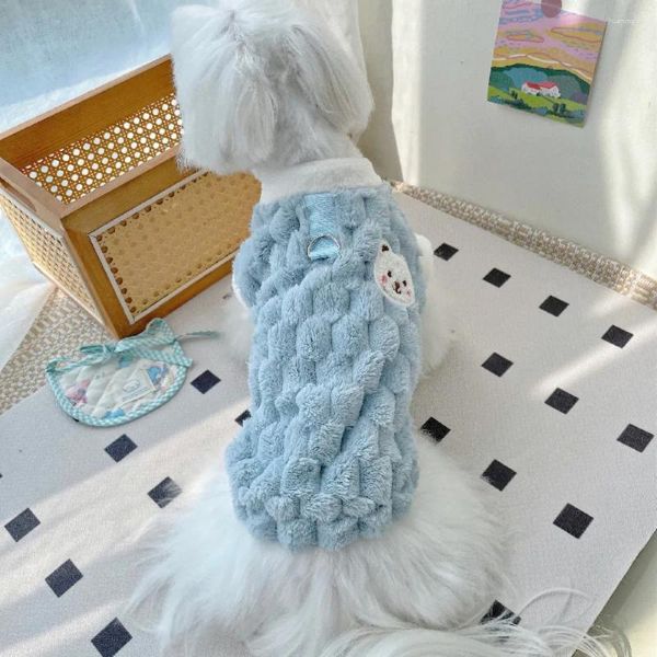 Cucciolo di abbigliamento per cani giubbotto inverno inverno abiti da cartone animato imbracatura per animali domestici per gatto morbido gatto dolce pullover chihuahua barboncino maltese