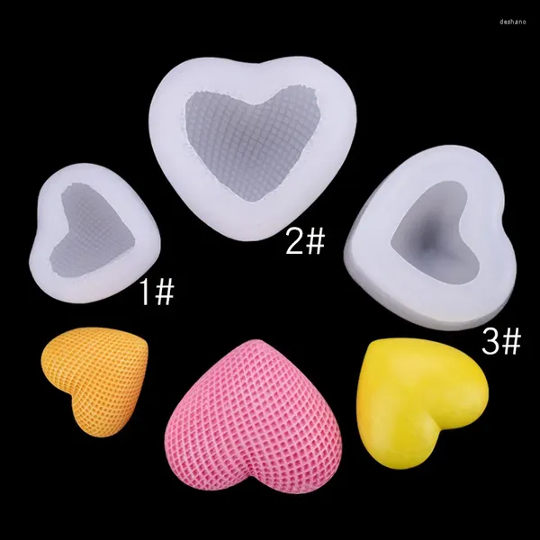 Moldes de cozimento amor molde de silicone criativo bolo topper acessórios artesanais sabão vela fazendo molde a367