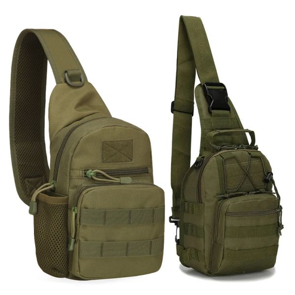 Сумки мужские тактические сумки на плечо походный рюкзак нейлоновый уличный охотничий кемпинг рыбалка Molle EDC открытый военный слинг сумка