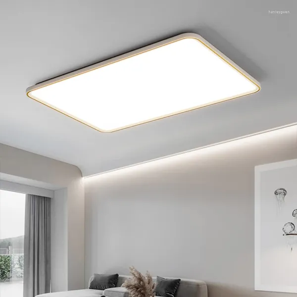 Luzes de teto espectro completo ultra-fino sem costura proteção para os olhos sala de estar puri led lâmpada de jantar luz do quarto das crianças