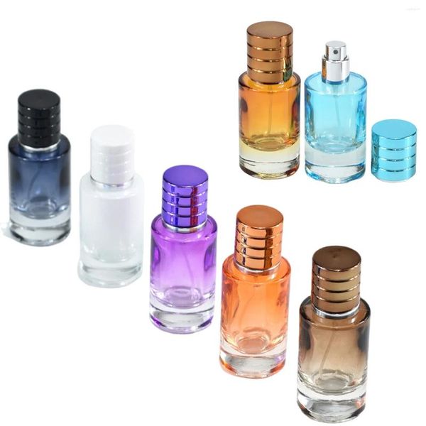 Bottiglie di stoccaggio Contenitore per atomizzatore di profumo in vetro ricaricabile portatile Bottiglia di nebbia Strumenti di classificazione cosmetica da viaggio 30 ml