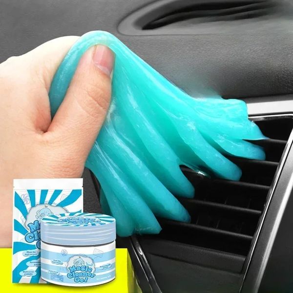 1/2 stücke Auto Reinigung Gel Wiederverwendbare Tastatur Reiniger Gel Automobil Air Vent Staub Entfernung Gel Multiuse Schmutz Reiniger Schleim Auto