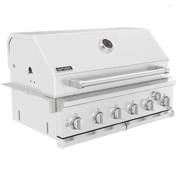 Tools Spire 36 Zoll Premium-Grill mit integriertem Kopf, 6 Brennern und hinterem Brenner, Propan, umrüstbar auf Erdgas