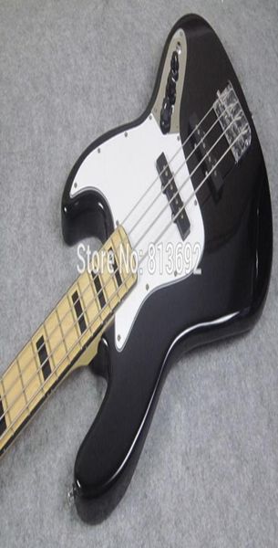 Benutzerdefinierte Geddy Lee Signature 4 Saiten Präzisions-Jazz-E-Bass Gitarre mit Ahornhals, Griffbrett, schwarze Blockeinlagen9350475