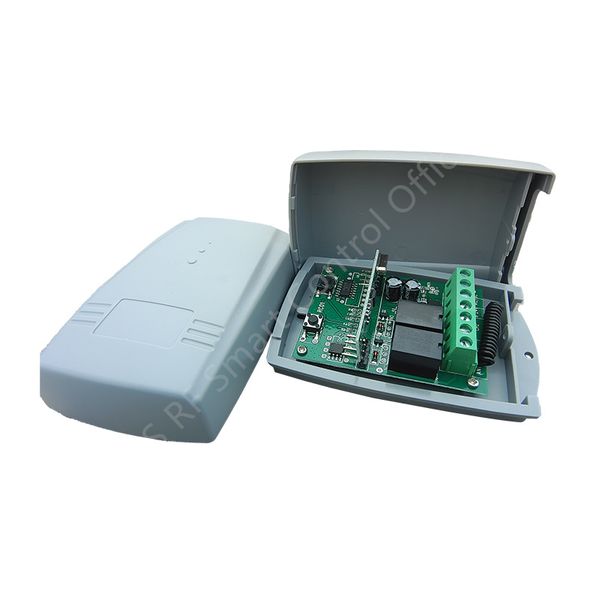 Ricevitore del telecomando universale a 2 canali gate garage 433MHz Codice fisso e codice Rolling Codice Switch Control Control