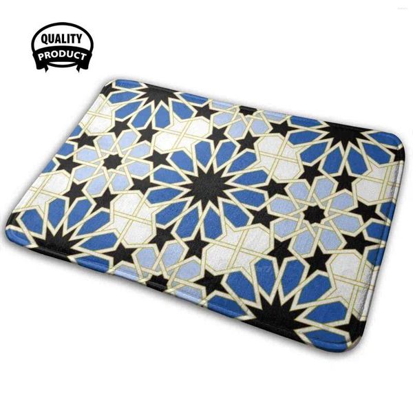 Teppiche Arabische Fliese Iv 1 3D Haushaltswaren Matte Teppich Teppich Kissen Arabisch Arabeske Mosaik Alt Retro Vintage Traditionell Künstlerisch