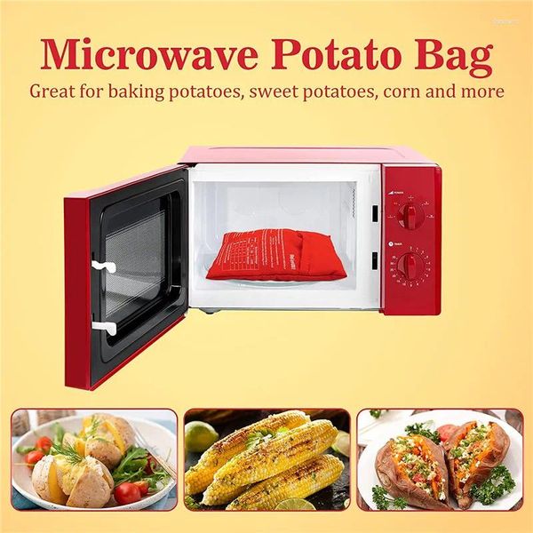 Backwerkzeuge 1PCS Convenience Microwave Ofen Kartoffelbeutel Hochtemperaturgeschwindigkeit Braten Sie dicke Lebensmittel -Lagerungszubehör