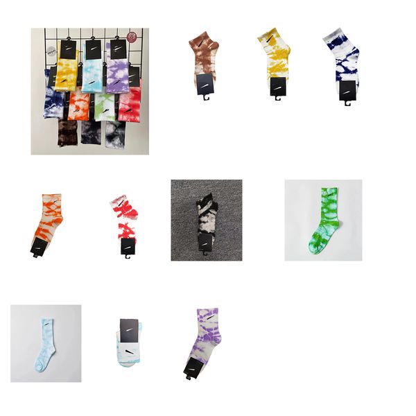 Designer Sock for Man calzino sportivo Chaussettes motion Calzini a tubo intermedio in cotone tutti i calzini da basket alla moda Tintura di alta qualità sia per uomo che per donna Halo teint Tricot