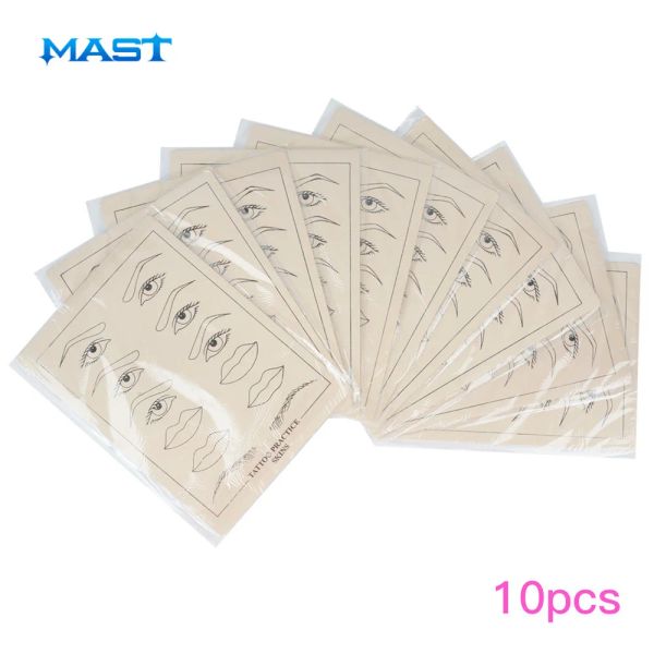 Maschine 10 PCs/Los Tattoo Praxis Haut für Make -up Permanent Hautbrauen und Lippenstiftversorgung