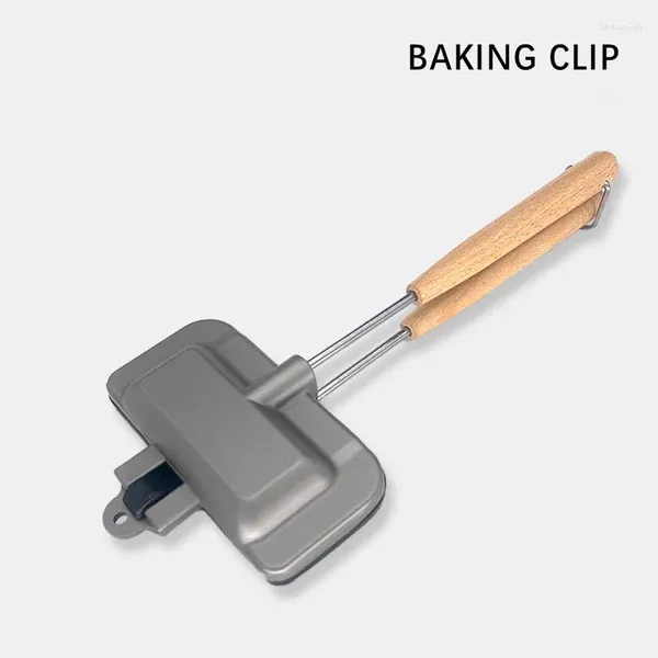 Set di pentole Panino a doppia faccia Antiaderente Griglia portatile per friggere pane tostato alla griglia Macchina per pancake Pancake Maker ZD385