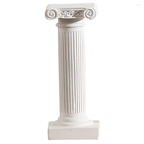 Decorações de jardim Decoração de estátua de coluna romana para pilares de casamento PO Resin Stands Grego