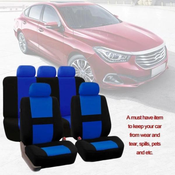 Capas de cadeira 9 Pçs/set Quatro Estações Universal Almofadas de Assento de Carro Automóveis Interior Veículos Styling Almofadas Suprimentos