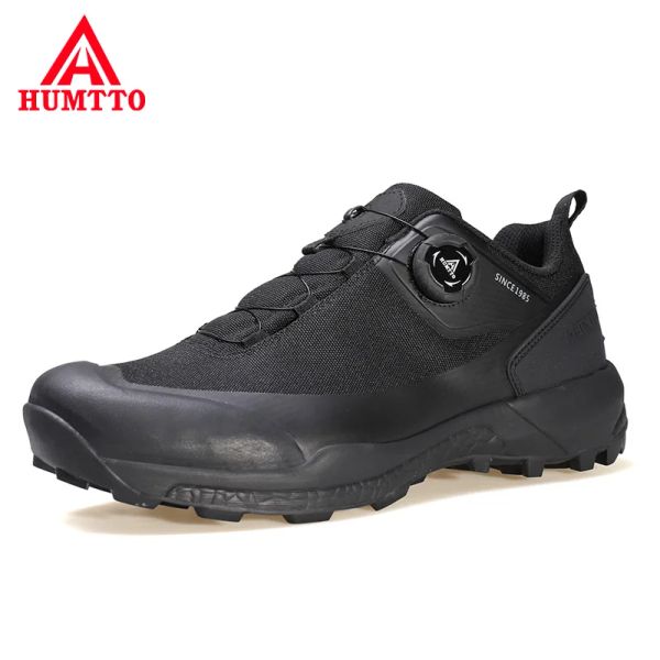 Botlar Humtto Mens Spor Kekeleri 2021 Yeni su geçirmez Yürüyüş Erkekler için Dağ Kampı Trekking Boots Tırmanma Spor Güvenliği Adam Taktik Ayakkabıları