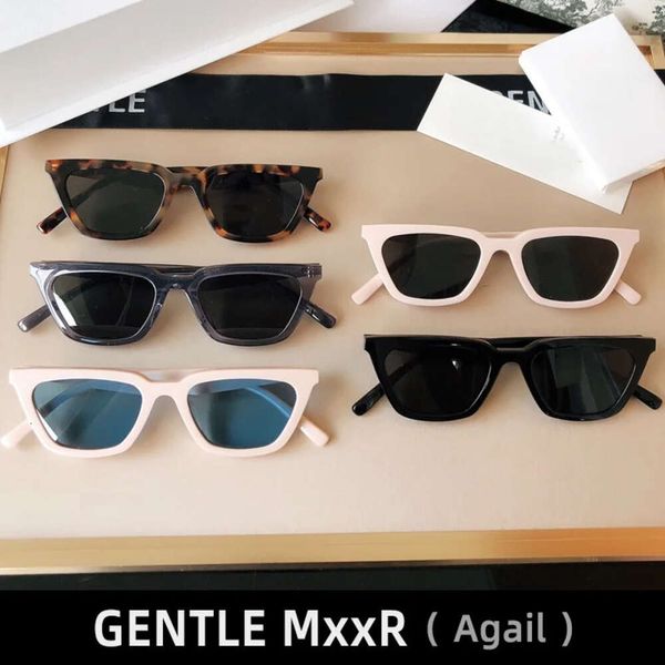 Agail suave gm óculos de sol para mulheres dos homens preto olho de gato mglasses espião moda oversized designer de luxo marca coreia