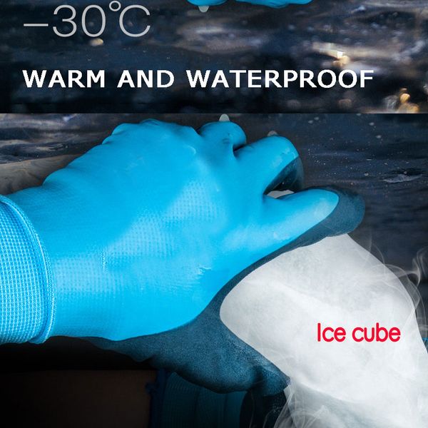 Nmsafety Freeze Anti Cold Micro Termal Nitrile isolato Caldo inverno caldo Giardino impermeabile Sicurezza Giove